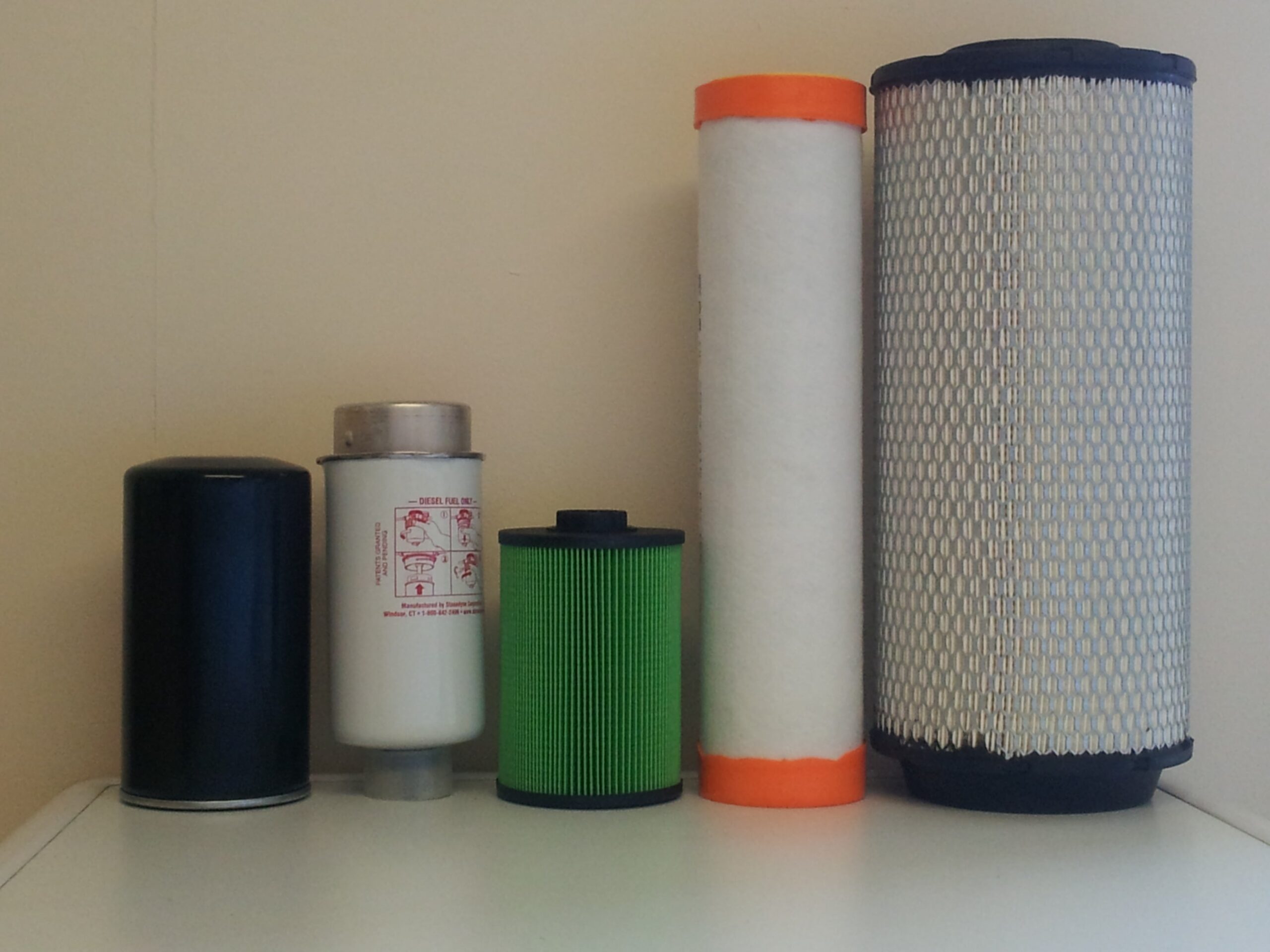 JS160W w/Isuzu 4JJ1X (Tier 3) Engine Filter Service Kit