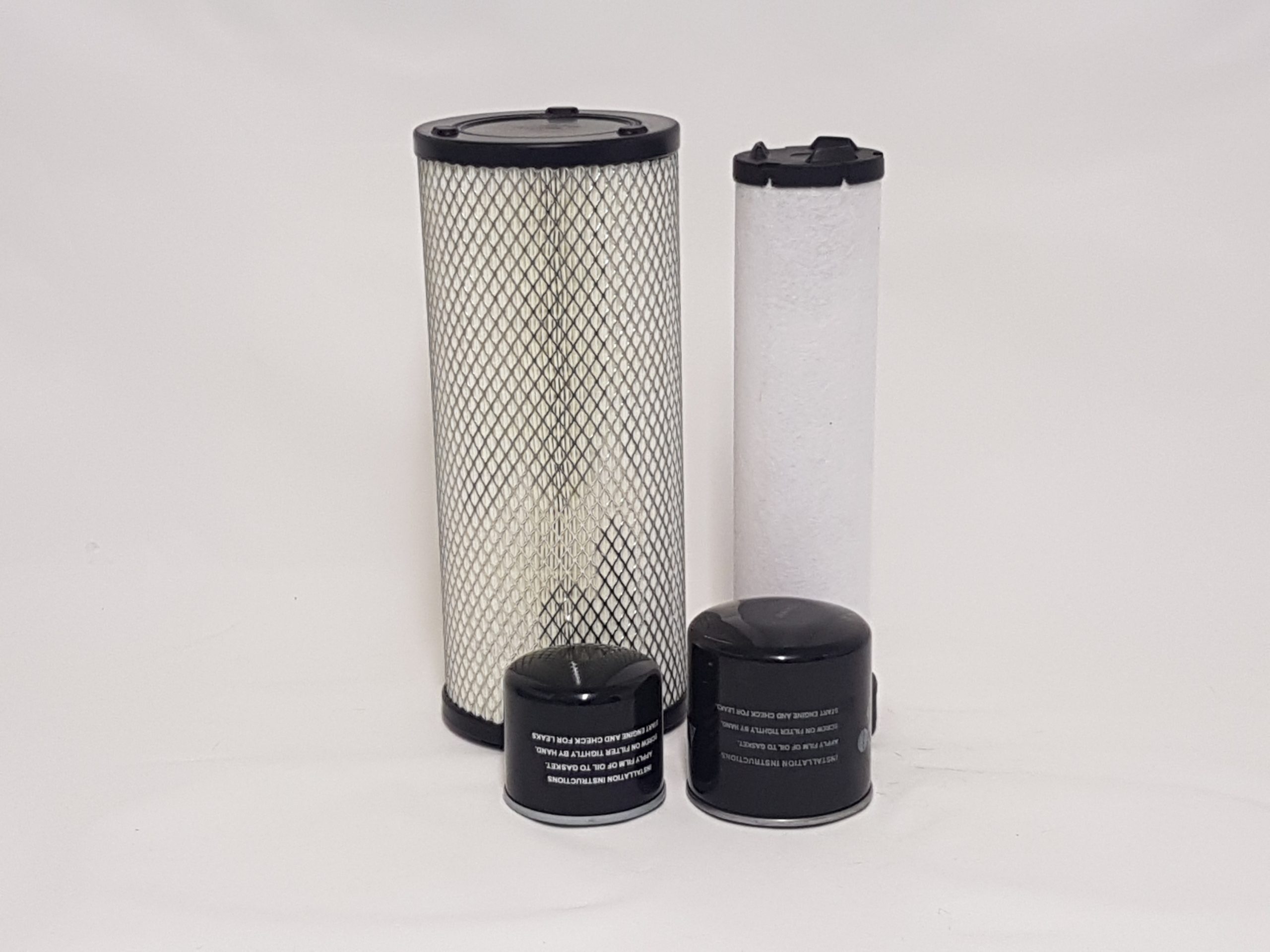 KX080-3T w/Kubota V3307 DI-E2-BH Filter Service Kit